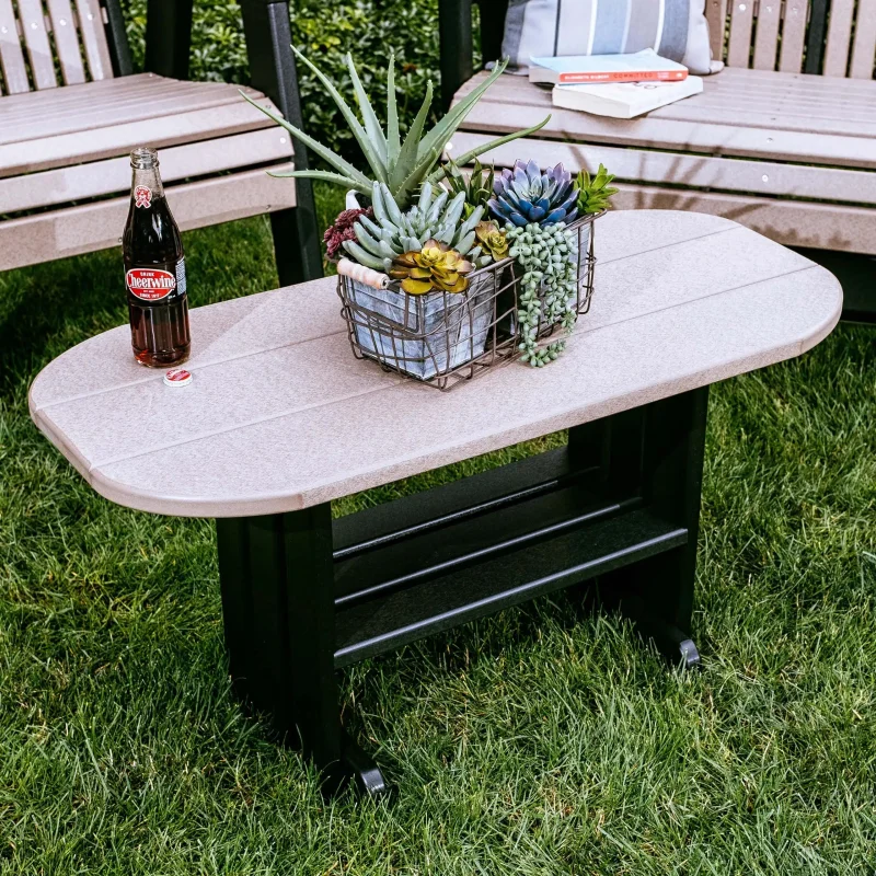 Coffee Table from LuxCraft Black colored Earthtone Coffee Table