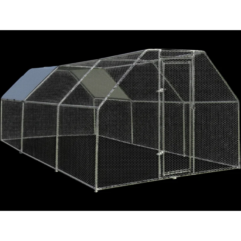 Costway 9.5' x 19' Large Walk-In Chicken Coop 73824950 New