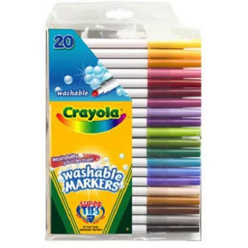 Crayola Llc 58-8106 Super Tips Washable Marker 20 Count