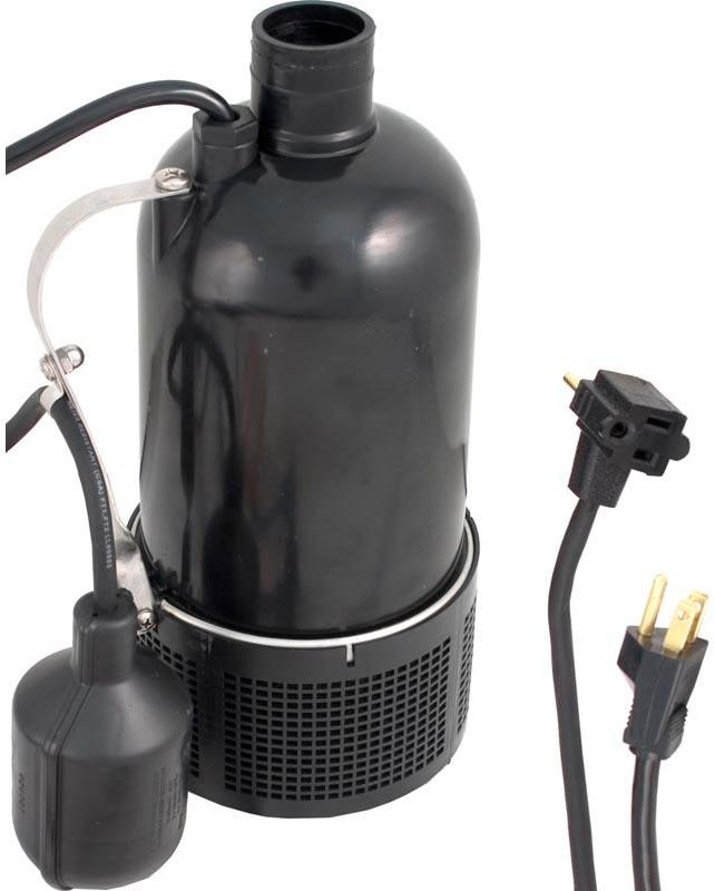 3/4HP Trident Submersible Sump/Drain Pump w/ Float Switch, 20' Cord, 115v