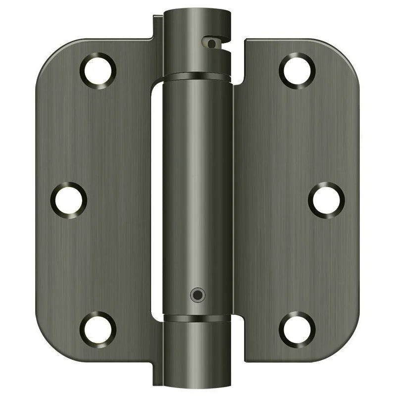 Deltana DSH35R515A Spring Hinge 3.5x3.5 Antique Nickel