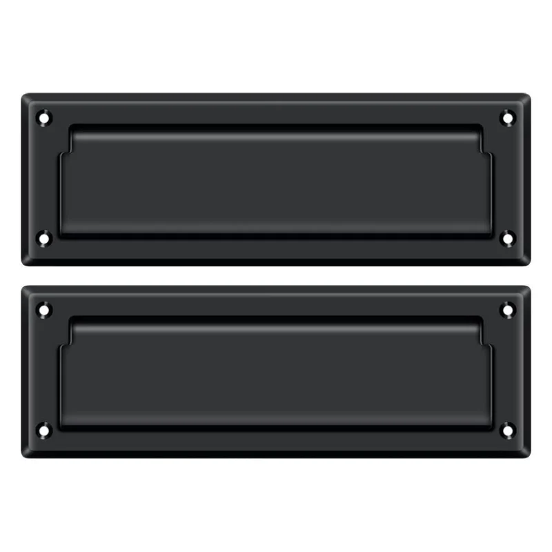 Deltana MS627U19 Mail Slot 8.875 in Black Finish