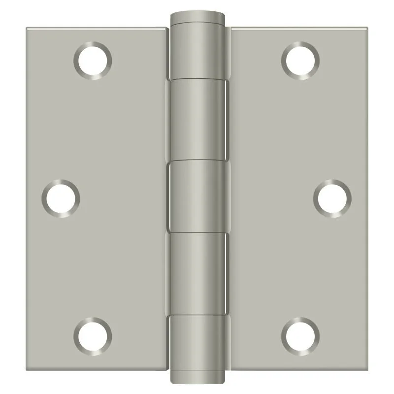 Deltana S35HD15 Square Hinge Heavy Duty 3.5x3.5 Satin Nickel