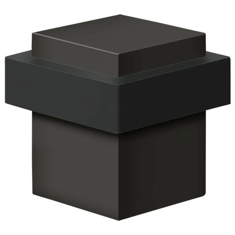 Deltana UFBS138U10B Square Floor Bumper Oil Rubbed Bronze