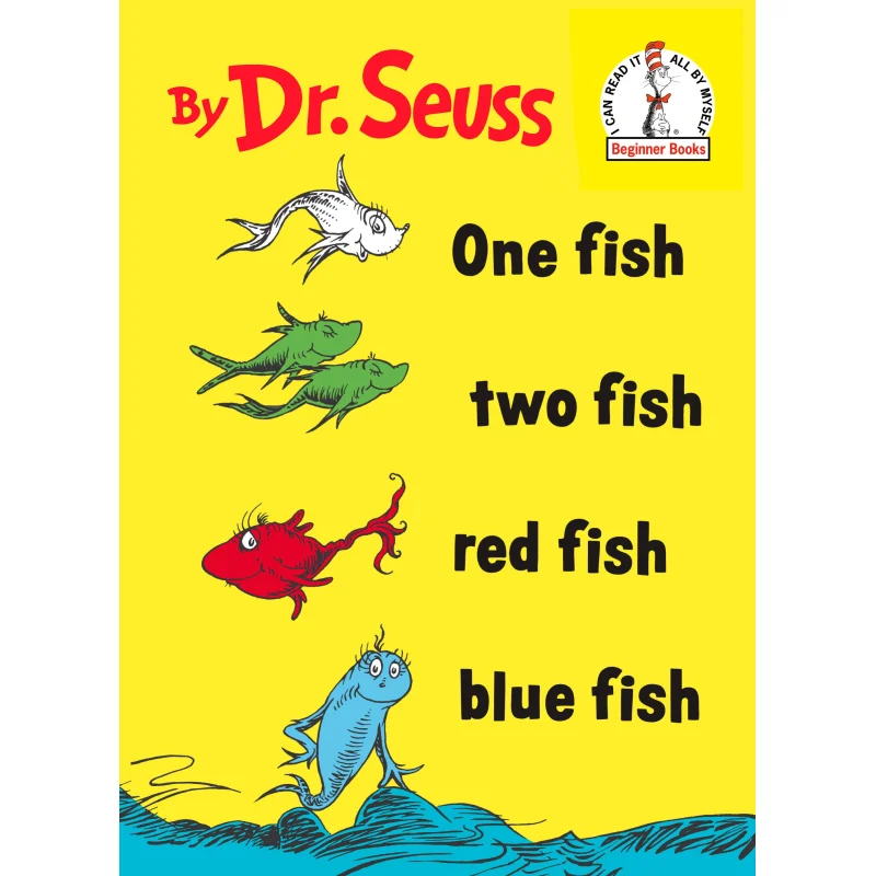 Dr. Seuss One Fish Two Fish Red Fish Blue Fish - Exclusive Hardcover Edition