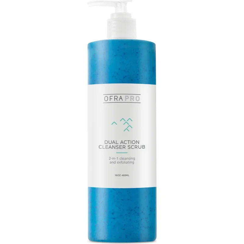 Dual Action Cleanser with Scrub / 16 oz. - 480 mL. by OFRA Cosmetics