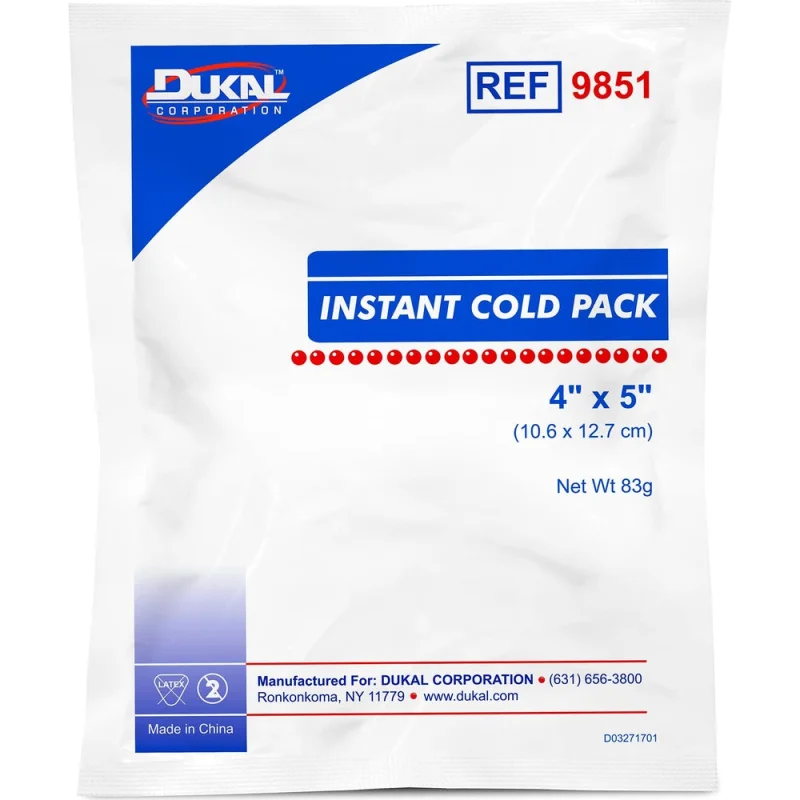 Dukal Instant Cold Pack - 4" X 5" / 50 Count