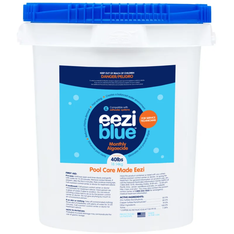 Eeziblue 6lb Monthly Algaecide & Water Clarifier | EB-MA-6LBS