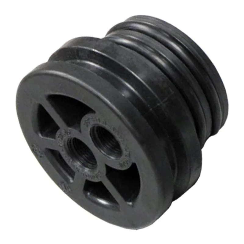 End Cap for 2.5" Stainless Steel Housing 1/4" Feed