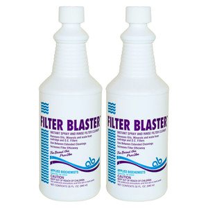 Applied Biochemists Filter Blaster Instant Spray and Rinse Filter Cleaner 32 Oz, 2-Pack, 400720A-2PK