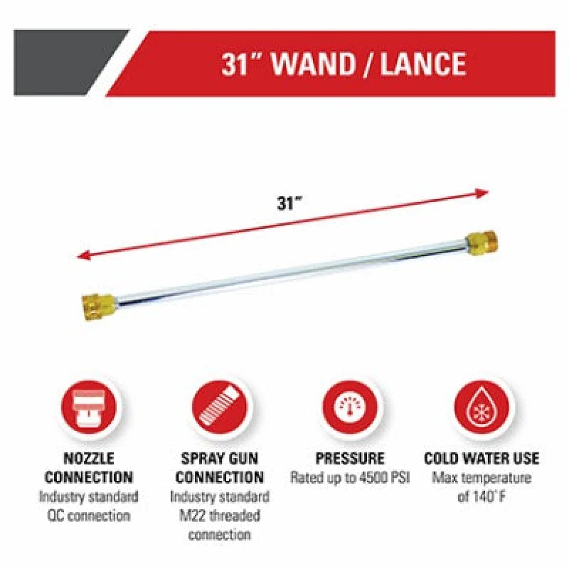 Fna Group 80479 Extension Spray Wand 4500 Psi 31 in