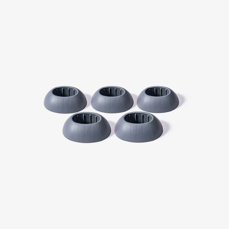 Funsicle Oasis Pool Leg Caps, Set of 5 Cool Gray