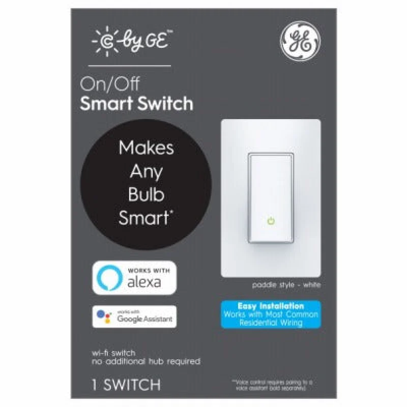G E Lighting 93120081 on Off Smart Switch Wi-fi
