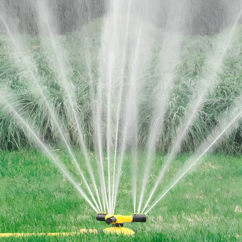 Garden Essentials | Lawn Sprinkler System with 360 Coverage | Adjustable Nozzles for Efficient Watering