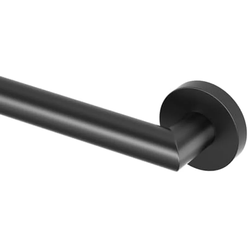Gatco 968MX Glam 42" L Grab Bar, Matte Black/ADA Compliant Stainless Steel Safety Grab Bar for Bathroom