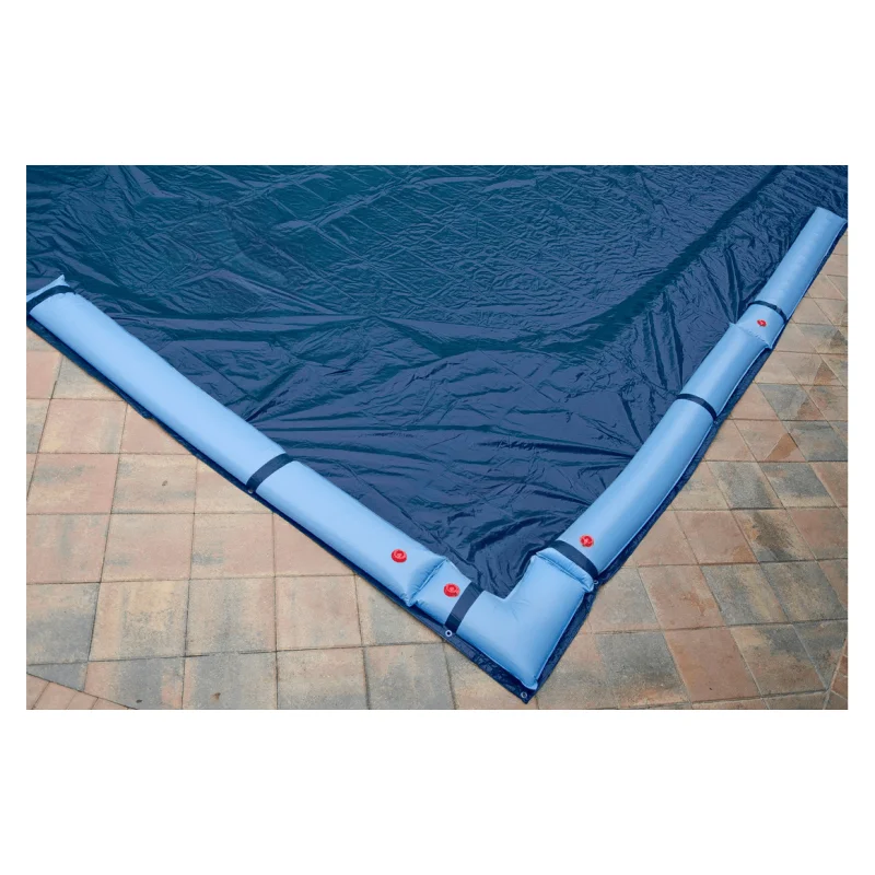 GPC Winter Covers 20' x 45' Blue/Black Rectangle Solid Winter Pool Cover for Above Ground Pool