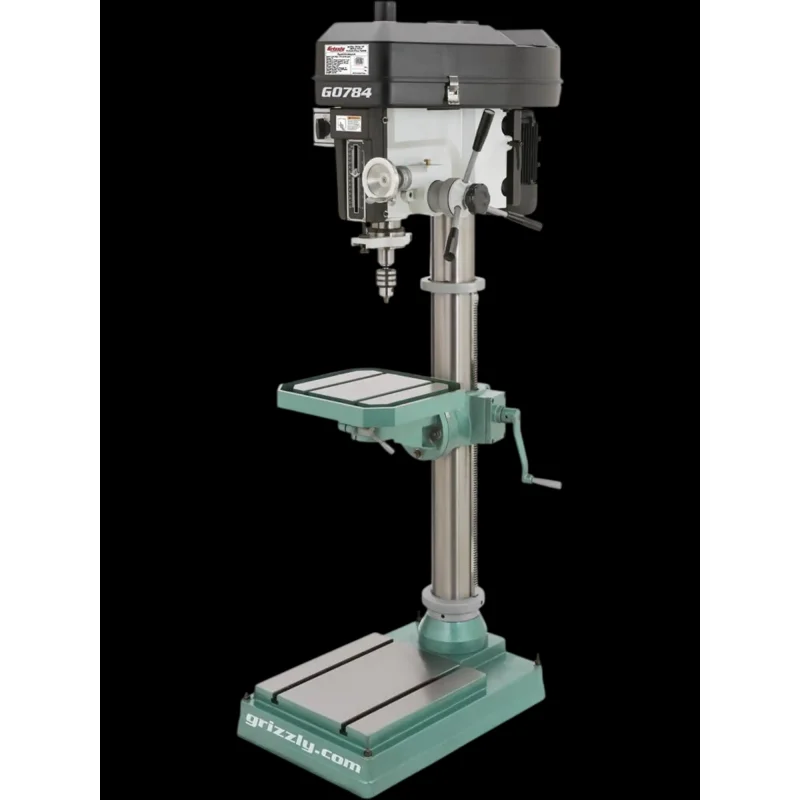 Grizzly G0784 Metal Drill Press 15" Heavy-Duty Floor Drill Press New