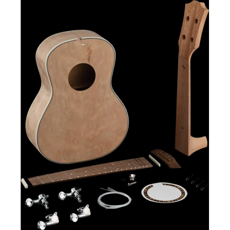 Grizzly T33950 Instrument Kit Quilted Maple Ukulele Kit New