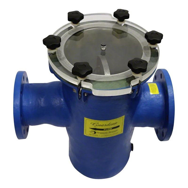 Guardian Fiberglass Reducing Hair and Lint Strainer 8 x 4 Inch Connections Flanged