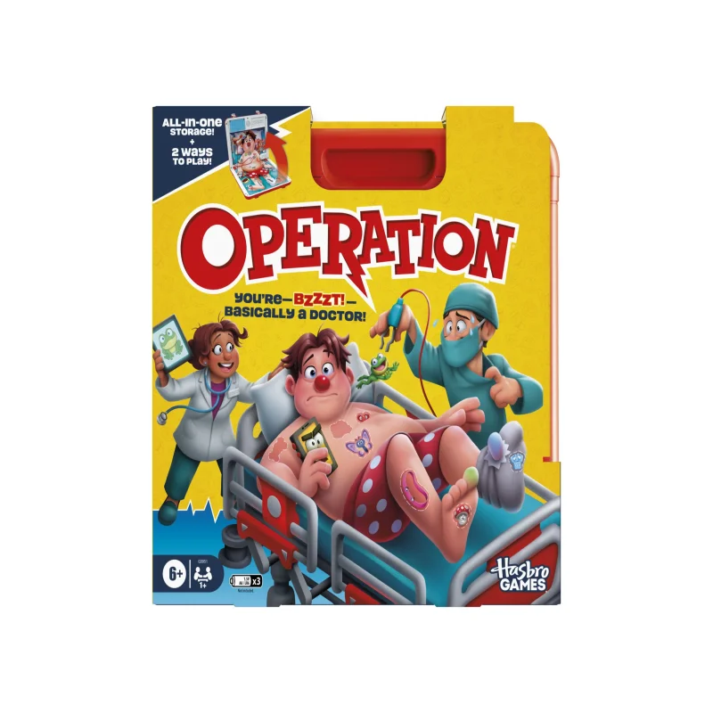 Hasbro Gaming Operation Board Game with Cavity Sam