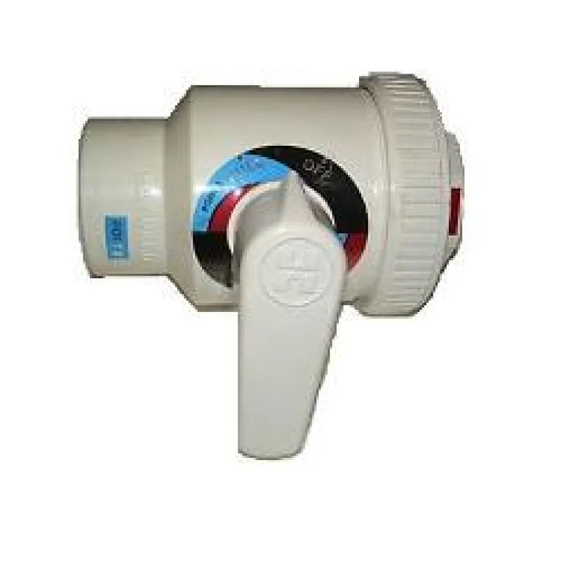 Hayward 1-1/2" 4-Way Ball Valve for Pool and Spa Plumbing Systems | SP0735