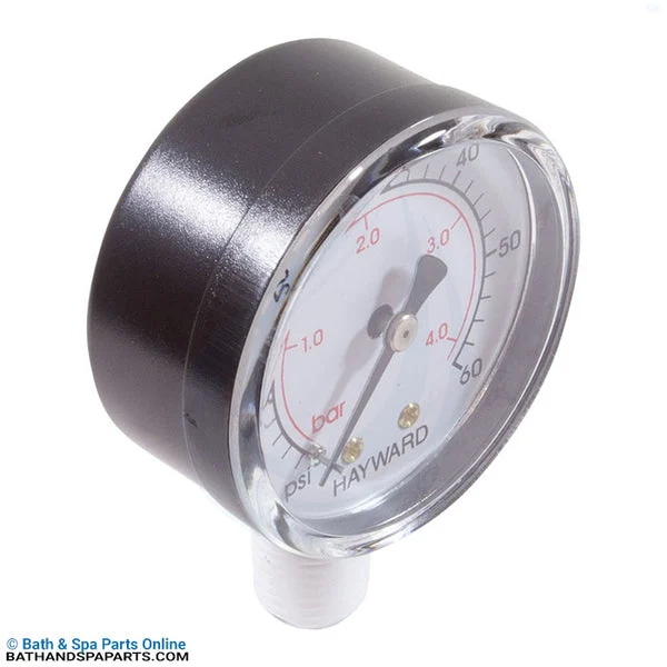 Hayward 1/4″ Bottom Mount Pressure Gauge (HCXFPGB1000)