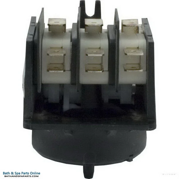 Herga Air Switch [4 Function] [3PDT] [20A] [Ctr Spout] [Wht Cam] (59-345-3120)