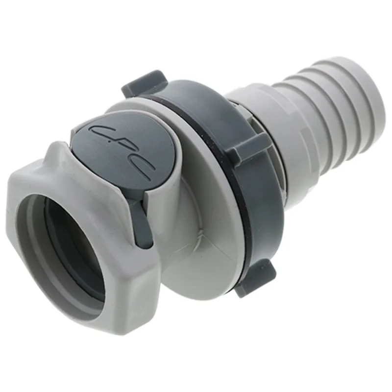 HFC161212 Panel Mount Hose Barb Coupling Body 3/4 ID Barb
