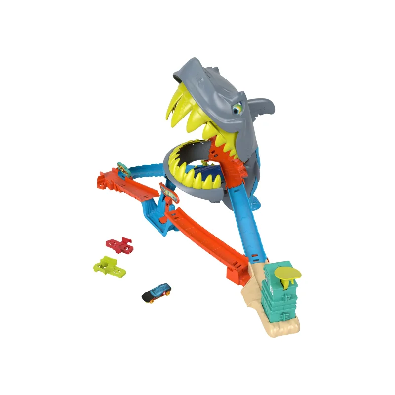 Hot Wheels City Shark Chomp Beach Playset
