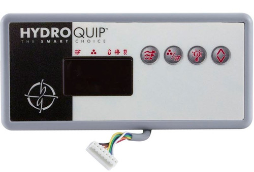 Topside HydroQuip Eco 8 4 Button P1 Lt Aux Lg Rec 10Ft Cord 34-0198A