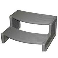 28 In Gray Plastic Entry Spa Steps Handi Step HSDG HSDG-Q