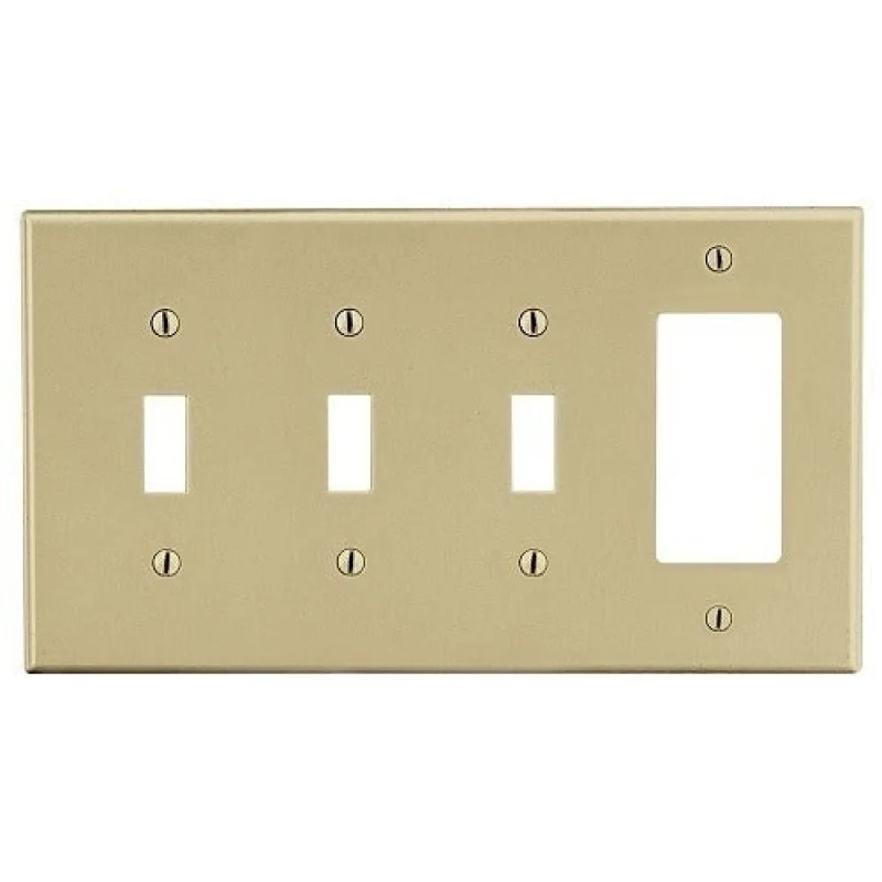 Hubbell Premise Wiring P326I 4-gang Wallplate