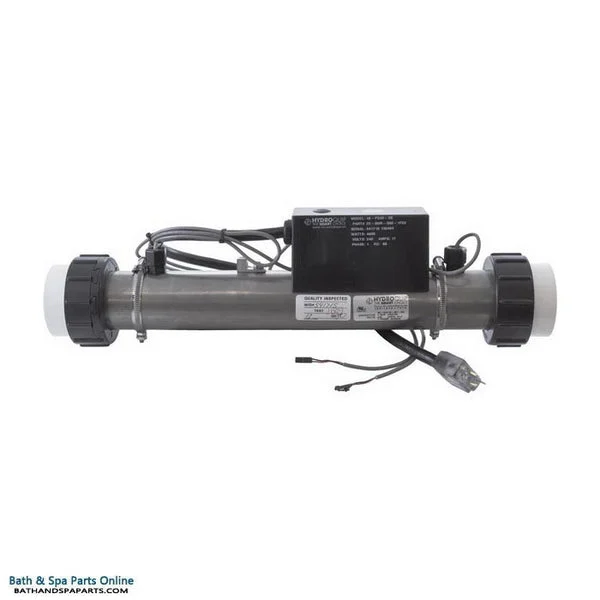 Hydro-Quip 4.0kW M7 Flo Thru Heater [PS-B Series] [15″ x 2″] [230V] [24″ Cord] (48-PS40-SB)