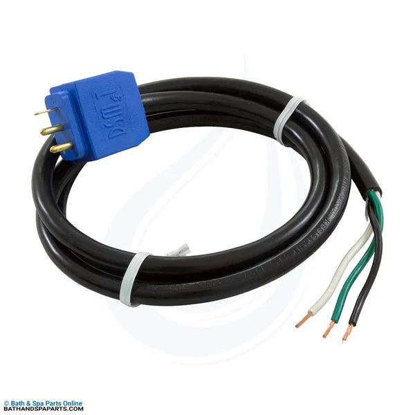 Hydro-Quip 48″ Circulation Pump Cord [Molded] [Blue] (30-0210-48-K)