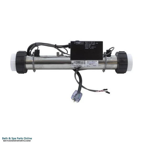 Hydro-Quip 5.5kW M7 Flo Thru Heater [PS-B Series] [15″ x 2″] [230V] [24″ Cord] (48-PS55-SB)