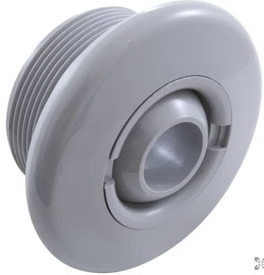 HydroAir Jet Insert Directional 3 3/8 Face 2 1/2 Hole Gray 50-3500GRY