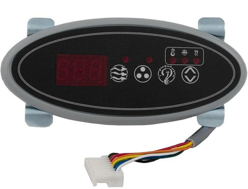 Topside HydroQuip Eco 2 4 Button P1 Lt Aux Sm Oval 10Ft Cord 34-0200