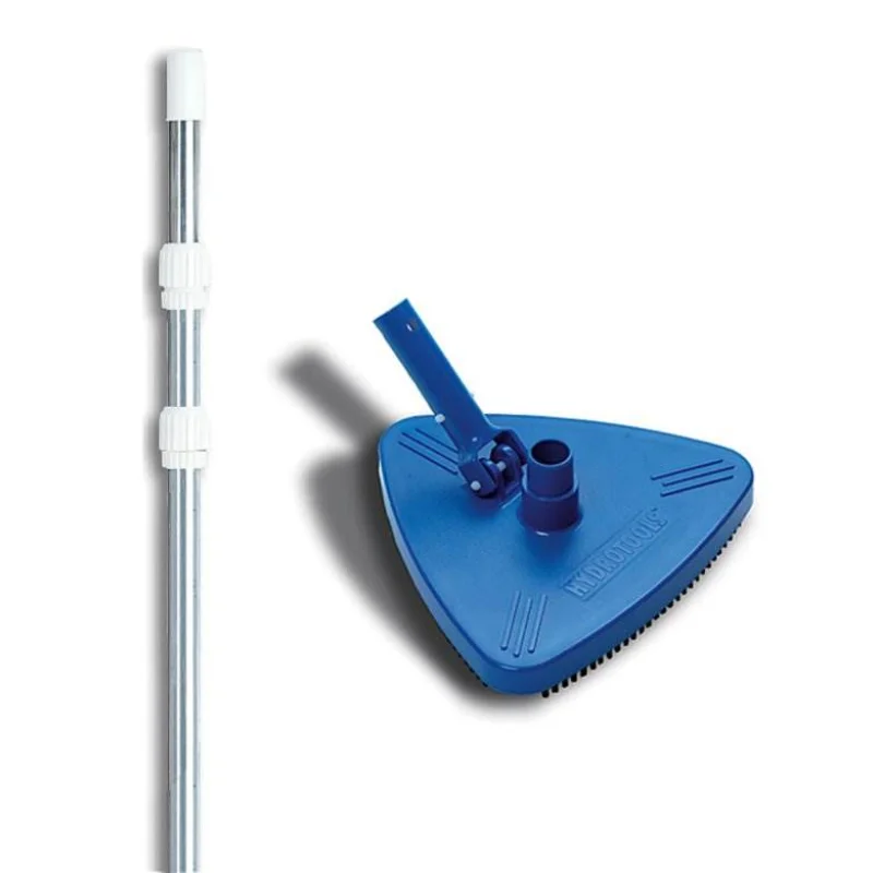 HydroTools 8140 Weighted Swimming Pool Vacuum Head w/ 4-12' Telescopic Pole