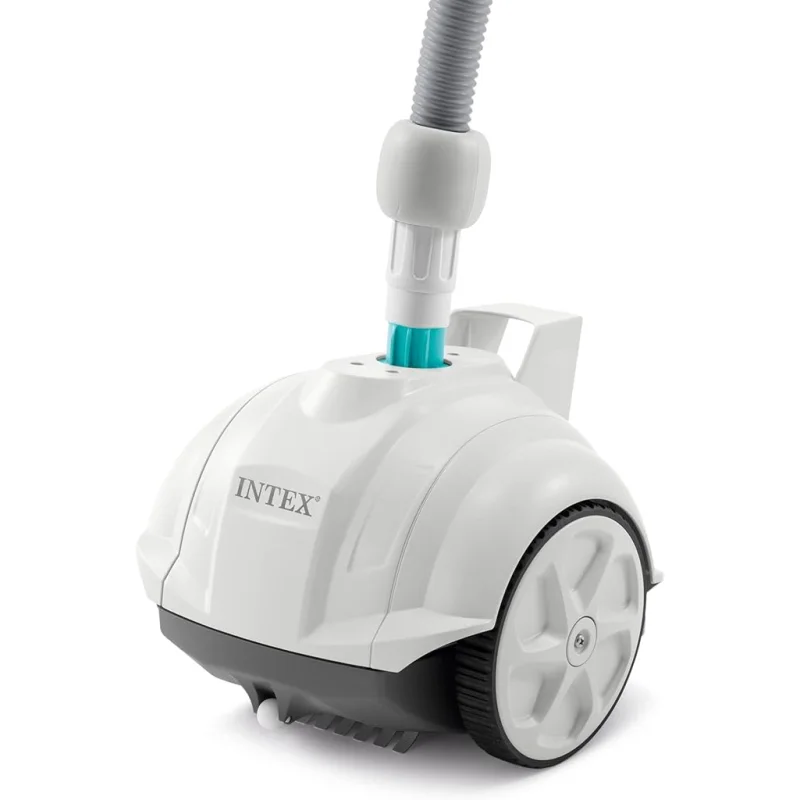INTEX 28007E ZX50 Suction-Side Above Ground Automatic Vacuum Pool Cleaner: For Smaller PoolsCleans Pool FloorRemoves DebrisRemovable Filter Tray21ft Tangle Free Hose
