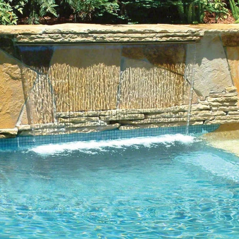 Jandy 12" Extended Lip Sheer Curtain Waterfall 1403CSC - Clear Lip
