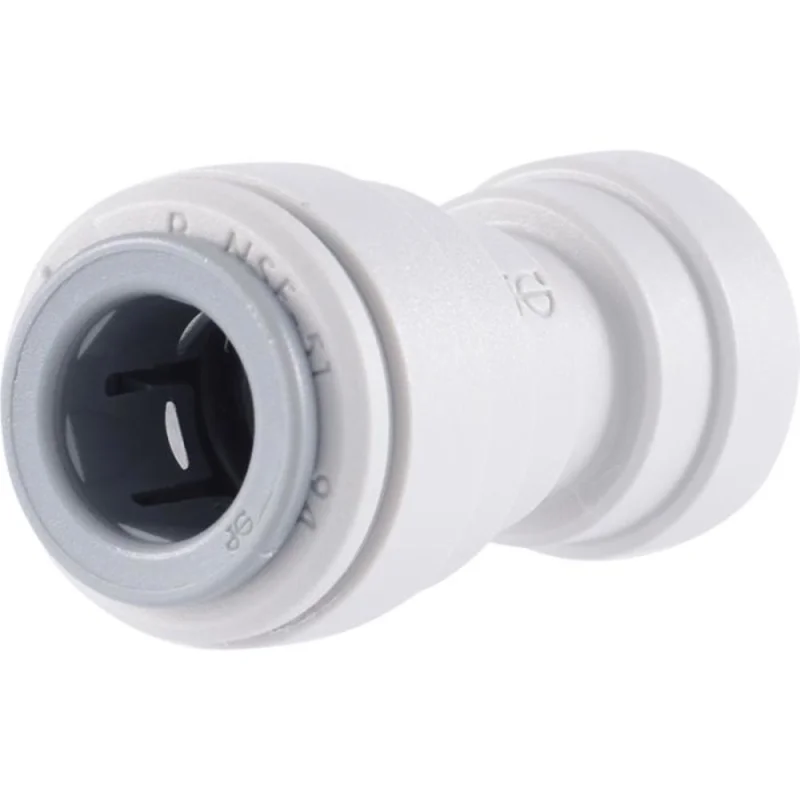 John Guest 5/16" x 5/32" Acetal Reducing Union Connector - Gray