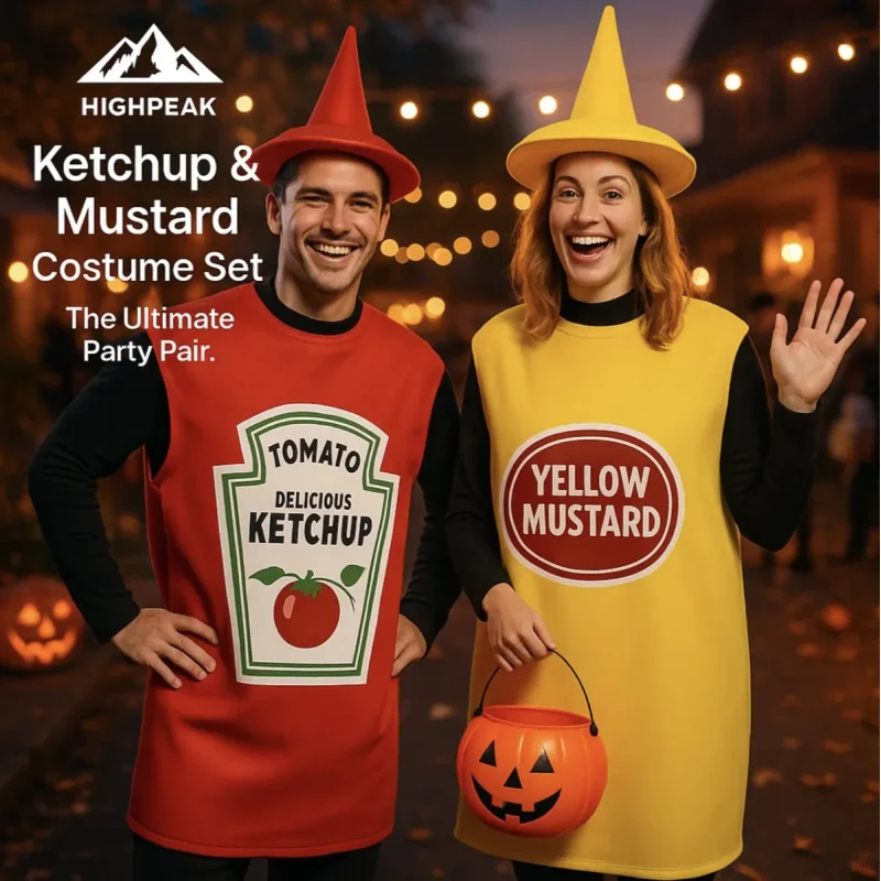 Ketchup & Mustard Halloween Costume Set