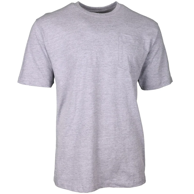 Key Spartan Short Sleeve Pocket Tee (Grey Heather) Size XL