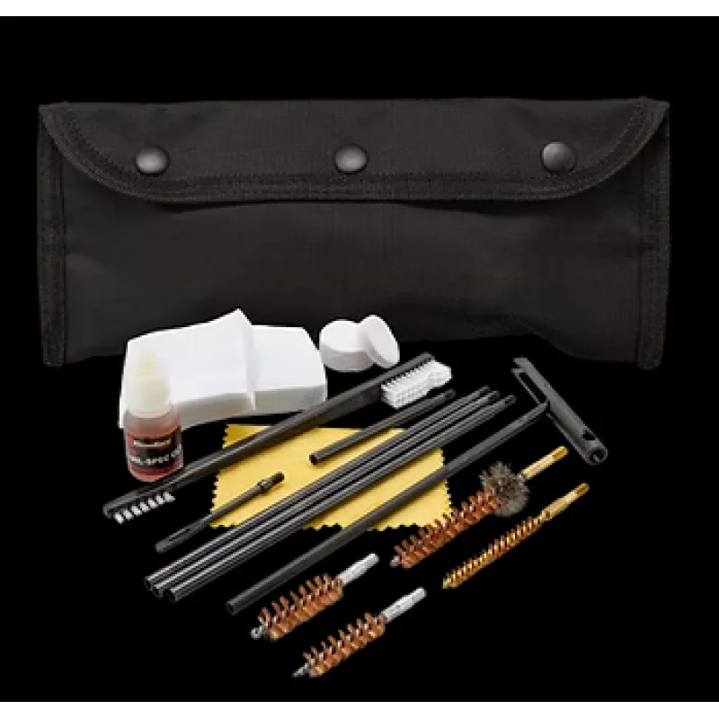 KleenBore 9mm/.45 Cal. Handgun & 5.56mm/.223 Cal./.30 Cal./7.62mm Black Modular Field Kit