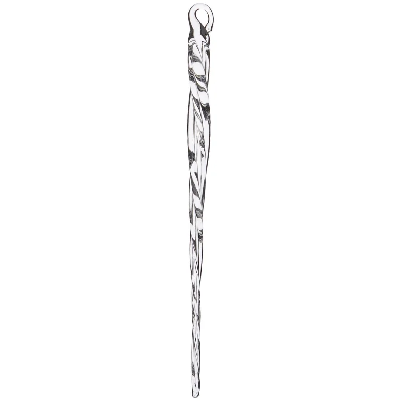 Kurt Adler 12-Piece Glass Icicle Ornament Box Set, 3.5-Inch