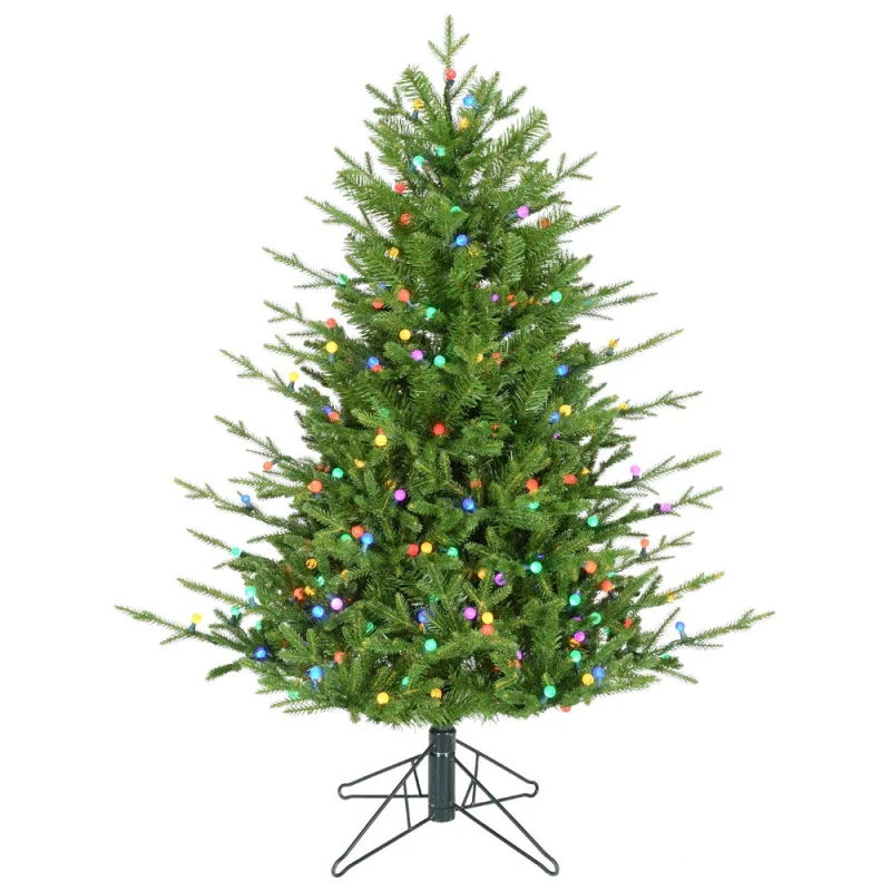 Kurt S. Adler 4' Pre-Lit Multicolored LED Timberland Tree