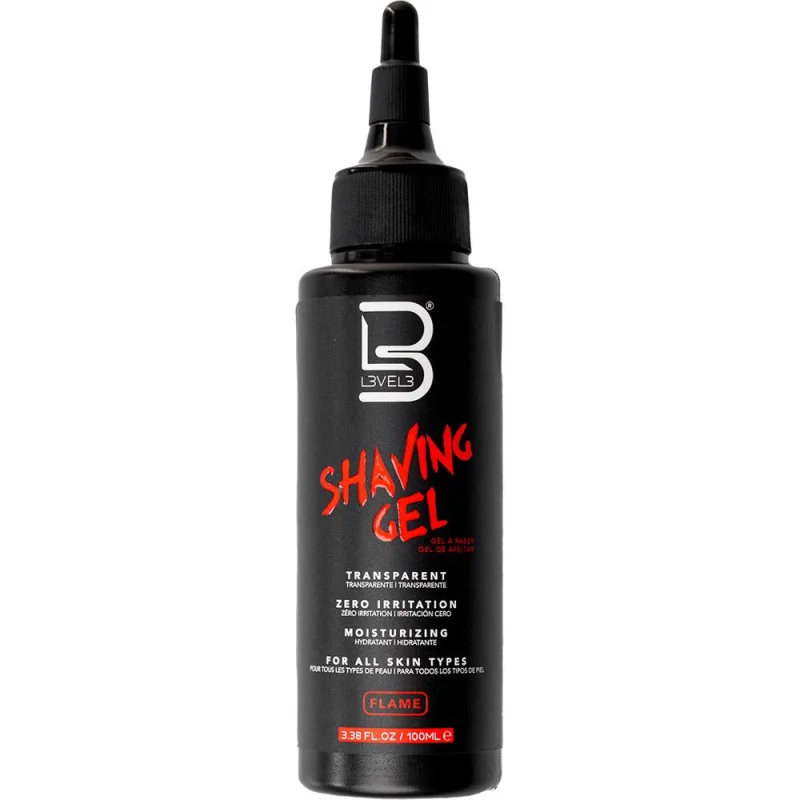 L3VEL3 Shaving Gel Flame / 3.38 oz.