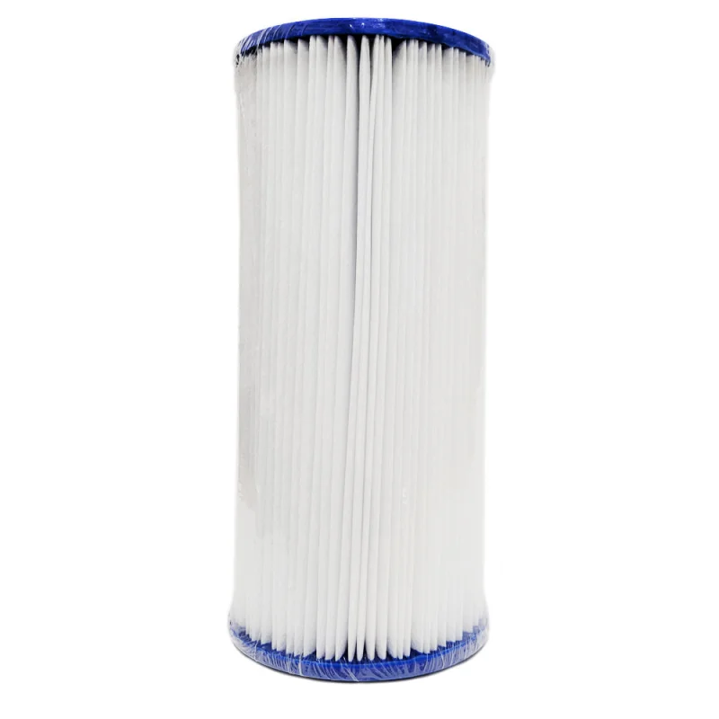 Large Diameter Big Blue Reusable Pleated Water Filter - 50 Micron