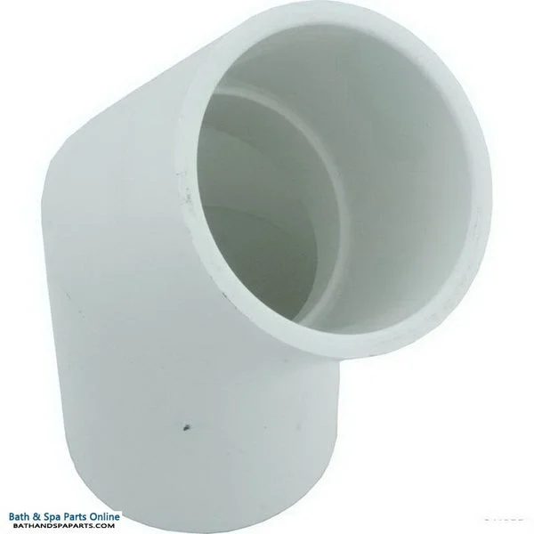 Lasco SCH40 45° PVC Elbow [2.5″ Slip x 2.5″ Slip] (417-025)