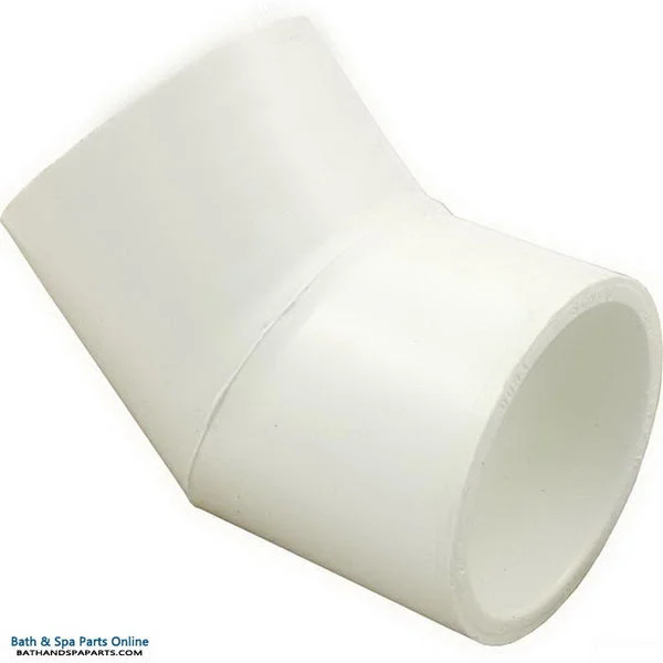 Lasco SCH40 45° PVC Elbow [2″ Slip x 2″ Slip] (417-020)